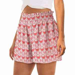 Shorts Casuales Sublimados para Mujer, Estilo Moderno, Corte Premium, Acabado Lavado Ácido, Estilo Vintage, Resistente, Mezcla de Algodón Transpirable - Product Image 6