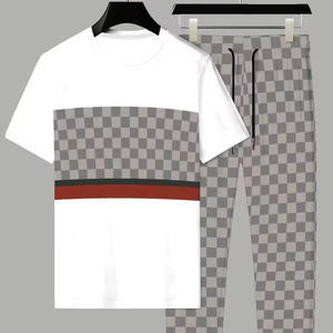 Nuevo Chándal de Verano Premium para Hombre, Transpirable, Ecológico, 100% Algodón, Hecho en Fábrica, Ropa Casual para Exteriores - Product Image 1