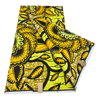 Tela africana estampada de 6 yardas, tela africana de batik y ankara para vestidos y paños, tela africana para vestidos de novia
