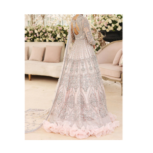 Vestido de Novia de Lujo con Espalda Descubierta, Vestido de Novia de Gala, Vestido de Fiesta Elegante de Manga Larga para Mujer - Product Image 2