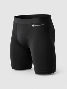 High Performance Stretch Breathable Moisture Wicking Fitness Training Sportswear <b>Mens</b> Casual Mid Waist Canvas <b>Compression</b> <b>Shorts</b> - Product Image 5