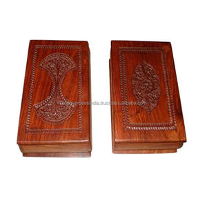 Boîte à bijoux en bois artisanale très populaire disponible en différents modèles et tailles à des prix avantageux - Product Image 4