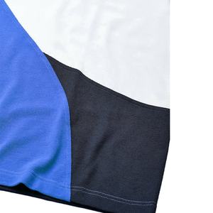 เสื้อยืดโลโก้ผู้ชาย,ผ้าฝ้าย100% บล็อกสีปรับแต่งปกติพอดีเสื้อสตรีทสำหรับผู้ชายคอลูกเรือขนาดพิเศษ OEM - Product Image 3