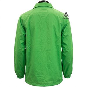 Custom Wholesale Sorority High Quality Greek Apparel Green Coaches Jacket Embroidered Ladies <b>Quilted</b> Waterproof Polyester/Nylon - Product Image 3