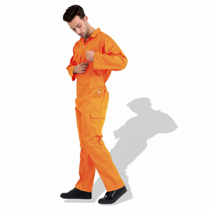 Combinaisons de travail de sécurité pour hommes, fabricant de vêtements de travail de construction, combinaison de sécurité pour hommes, haute qualité, 100% coton - Product Image 2