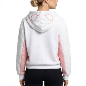 Sweat à capuche zippé en polaire Spider Gwen, motif Ghost Spider, streetwear Marvel, unisexe, veste d'hiver pour cosplay, cadeau pour fans - Product Image 5