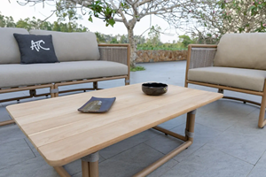 ชุดโซฟาสนามหญ้า VERELLE รุ่นโมเดิร์น เฟอร์นิเจอร์พักผ่อนกลางแจ้งแบบเชือกถัก - Product Image 6