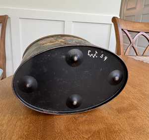 Jardinière suspendue décorative en cuivre pur, faite à la main, de haute qualité, écologique, légère, motif vintage complexe, haut de gamme pour le jardin - Product Image 5