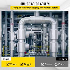 Tarjeta SD de 8 GB, endoscopio Industrial IP68 a prueba de agua, 150 pies, 9 ", boroscopio de pantalla, luces LED, función DVR, cámara de tubería de alcantarillado - Product Image 3