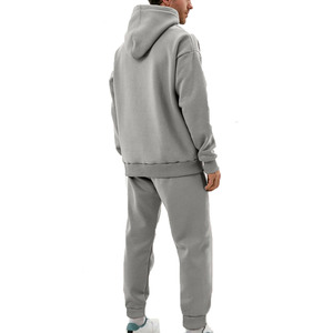 Survêtements pour hommes personnalisés fabriqués avec des matériaux d'origine, à manches longues, respirants, en polyester/coton. - Product Image 2