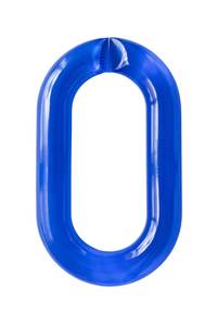 Escultura de Resina Azul Impermeable, Hecha a Mano, Decoración Artística para el Hogar con Forma Irregular - Product Image 1