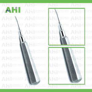 เครื่องมือถอนฟันสแตนเลส AHI ปลายโค้ง 2 มม. สีเงิน ผลิตในปากีสถาน ได้รับการรับรองมาตรฐาน CE - Product Image 2