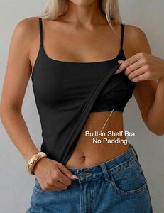 Camiseta sin mangas premium para mujer, transpirable, mezcla de algodón, tirantes finos, elástica, sin mangas, ropa interior básica, ropa de estar por casa, personalizada - Product Image 5