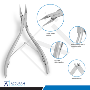 Stainless Steel Cuticle Nipper Professional Nail Cutter Polish Satin Finish Manicure Pedicure Nail Care Tool - Product Image 2