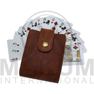 Porta Tarjetas de Póker Ecológico Makum International con Cuero de Alta Calidad en Diferentes Colores, Lavable y para Uso en Casinos - Product Image 4
