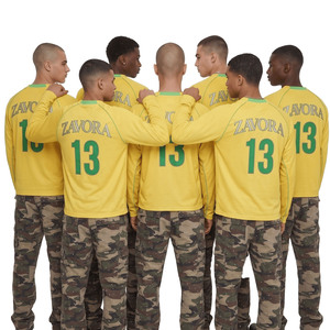 Contrast Stitch Top Soccer Jersey Long Sleeve <b>Athletic</b> Top Lightweight Training Uniform Custom American Football Jersey OEM/ODM - Product Image 3