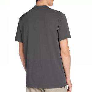 Manufacturers Heavyweight Breathable <b>Tshirt</b> Men T-Shirts Embroidery Oversized Gym T-Shirt Cotton Men T Shirt with Chest Pocket - Product Image 3