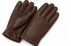 Gants d'hiver thermiques en cuir véritable de qualité supérieure avec doublure en laine, compatibles écran tactile et détection d'aiguille pour hommes - Utilisation sportive en extérieur - Product Image 4