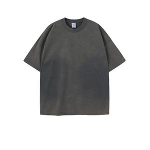 เสื้อยืดคอกลมสไตล์ใหม่ลำลองสำหรับผู้ชาย เสื้อยืดซันเฟด วัสดุผ้าฝ้าย 100% - Product Image 5