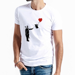 Wholesale 100% Cotton Custom Printing Oversized Heavyweight Men's T-shirt Graphic Falling Shoulder Sleeve <b>Tshirt</b> - Product Image 1