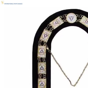 Collier de Collation Maçonnique Brodé Sur Mesure, Écologique et Professionnel, avec un Design Élégant et des Matériaux de Haute Qualité - Product Image 3