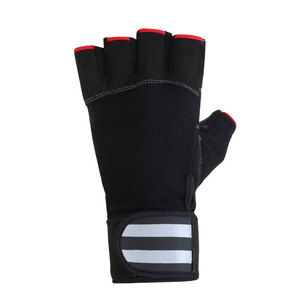 Weight Lifting Fitness Exercise Sports Gloves Unisex Half Finger Polyester Breathable Hand Protection Gym Gloves For Sale - Product Image 4