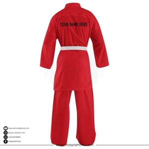 Traje de Karate Mawra Premium 100% Algodón |   Uniforme de Artes Marciales de Alta Resistencia |   Traje de Entrenamiento Profesional Personalizado y Resistente OEM para Adultos - Product Image 4