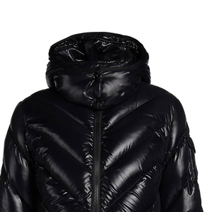 Blouson matelassé unisexe avec manches, blouson d'hiver personnalisé pour homme, blouson en cuir à capuche, motif imprimé, prix bas - Product Image 3
