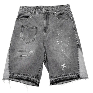 Pantalones Cortos Deportivos de Verano para Hombre, de Poliéster y Algodón, Lisos, de Felpa, de Secado Rápido, con Cierre de Cordón, Venta al Por Mayor - Product Image 1
