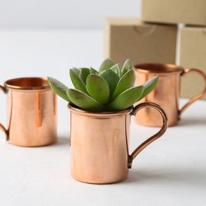Copper <b>serving</b> mug <b>set</b> countryside fair <b>beverage</b> cups handmade premium cocktail drink mugs durable finish - Product Image 3