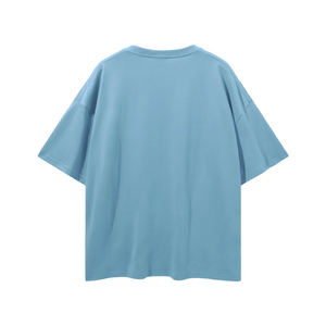 T-shirt Oversize Homme en Coton à Manches Courtes, Coupe Boxy, Grammage Lourd, Personnalisable par Impression par Transfert Thermique, Tailles Fortes, pour Clubs et Salles de Sport, Vente en Gros OEM - Product Image 6