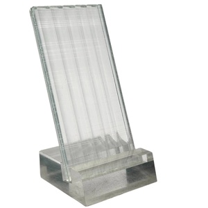 Modèles modernes et variés, verre fluted trempé de haute qualité, garantie 4 ans pour les cloisons de salle de bain, les armoires, les escaliers, la salle à manger - Product Image 1