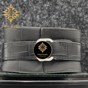 Montre mécanique à incrustation de diamants, cadran carré, squelette, bracelet en cuir, montre habillée - Product Image 2