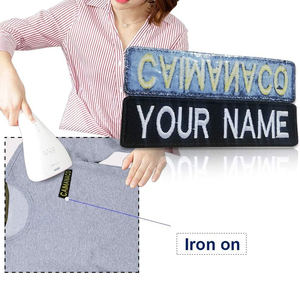 Parches de Nombre Bordados Personalizados, Etiquetas Personalizadas de Tela Twill, Logotipo Personalizado, Uniformes, Bolsas, Chalecos, Chaquetas, Camisas de Trabajo, Guantes, Gorras - Product Image 2