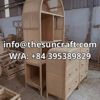Commode en rotin pour chambre d'enfant, mobilier de chambre d'enfant, commode à 6 tiroirs en rotin, prix d'usine, pas cher, haute qualité, vente chaude, fournisseur