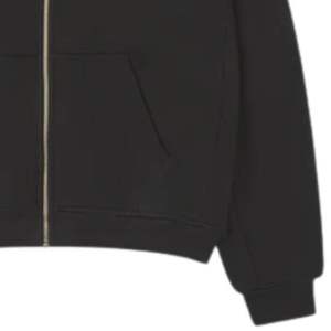 Laundered Classics Zip Through <b>Hoodie</b> for <b>Men</b> Comfortable Stylish <b>Hoodie</b> with Zip in Washed Black Color Premium Quality <b>Hoodie</b> - Product Image 4