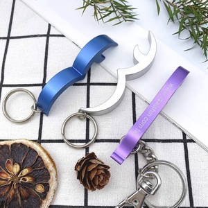 Custom Logo Shape Bottle Opener <b>Key</b> Holder <b>Ring</b> - Product Image 4
