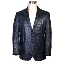 Veste en cuir véritable 100% pour homme, qualité supérieure sur mesure, fabriquée au Vietnam, blousons en cuir de crocodile sur mesure