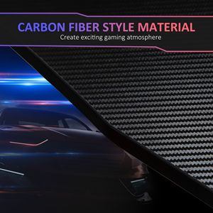 Scrivania da Gaming a Forma di Z Nera con LED, Struttura in Metallo e MDF, Copertura Angolare, Portabicchieri e Gancio per Cuffie per Sala Giochi - Product Image 4