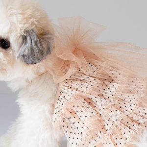 Vestido para perro, ropa de fiesta para mascotas, atuendo elegante para perro, corte con estilo, ropa duradera para perros de todas las razas, vestido con volantes, accesorios a juego - Product Image 5