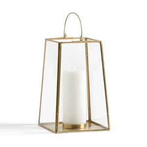 Handmade Rustic Metal <b>Lantern</b> <b>Candle</b> Holder Set With Glass Panels Farmhouse Decorative Hurricane <b>Lanterns</b> For Home Patio Decor - Product Image 6
