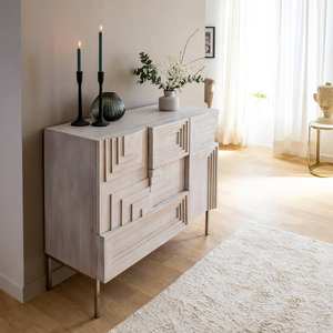 Aparador pequeño de madera de mango Vandana Radiant Terra - Product Image 3