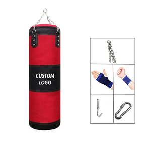 Sacs de frappe en cuir PVC personnalisables de haute qualité pour l'entraînement de boxe et d'arts martiaux, options de remplissage eau et sable PU, taille OEM - Product Image 3