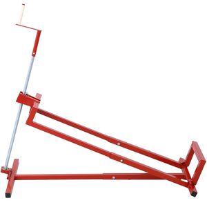 Capacità di 800 libbre facile da guidare tosaerba sollevatore universale per trattore 45 gradi di inclinazione regolabile rosso ausilio per la pulizia delle falciatrici - Product Image 3