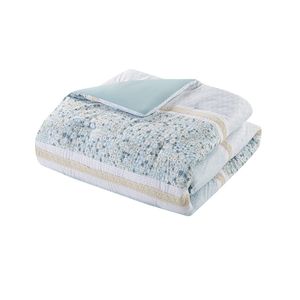 Set Copripiumino Seersucker 5 Pezzi con Cuscini Coordinati - Product Image 4