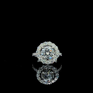 Anillo de Diamantes de Lujo Premium para Mujer, Joyería Elegante para Bodas, Aniversarios, Fiestas y Ocasiones Especiales - Product Image 1