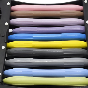 Kit de 10 instruments dentaires manuels pour composites, avec poignée ergonomique en silicone, double embout, pour restauration + stérilisation - Product Image 6