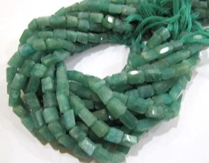 Cuentas de Amazonita Azul Natural en Forma de Pepita, Facetadas, Cortadas con Láser, Pulimentadas, de 12 mm, Hilo de 8 Pulgadas para Joyería - Product Image 2