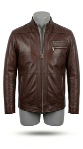 Veste de motard pour homme de qualité supérieure, style streetwear moderne - Product Image 2