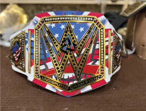 Cinturón de Campeonato de Lucha Libre Personalizado C-o-d-y R-h-o-d-e-s Undisputed W-W-E de 2 mm – Placas de Metal Chapadas en Oro, Correa de Cuero - Product Image 5